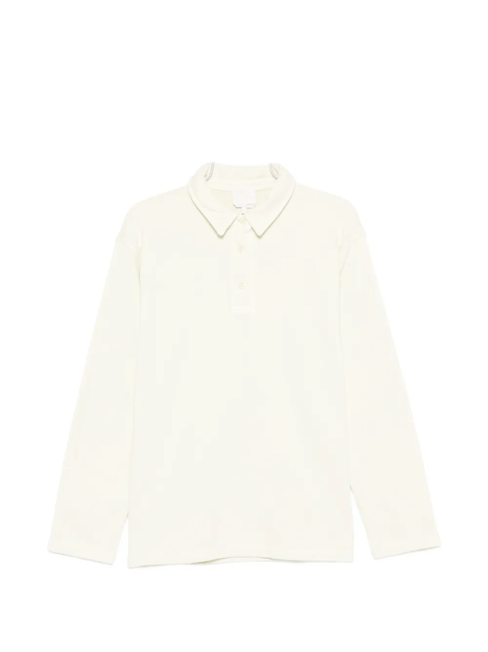 A.P.C. long-sleeve polo top - Toni neutri