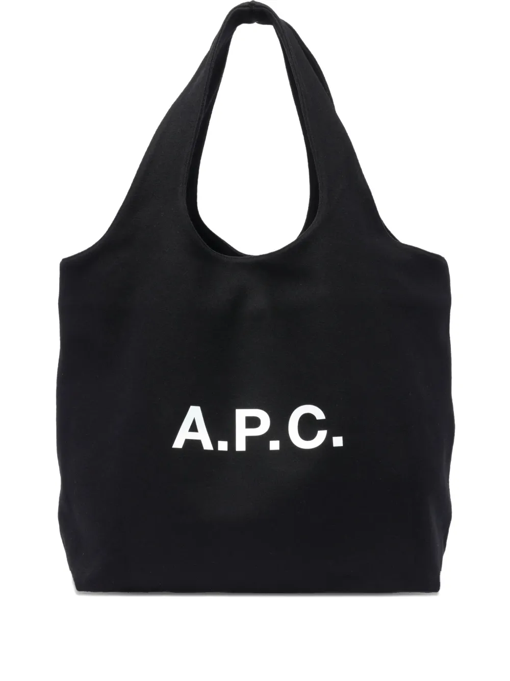 A.P.C. Ninon logo-print tote bag | Black | Image 1
