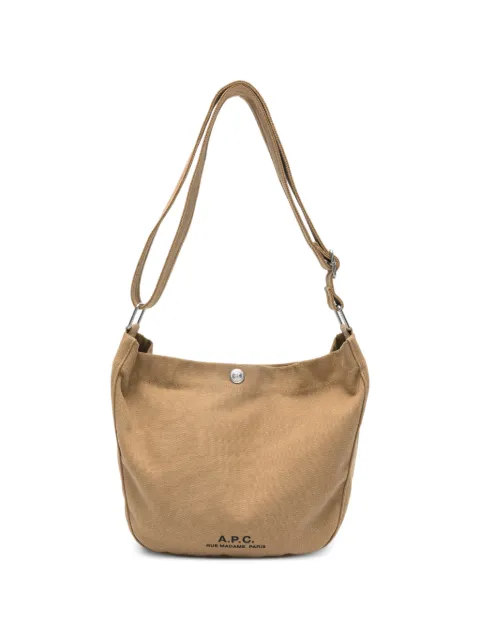 A.P.C. small Journal logo shoulder bag