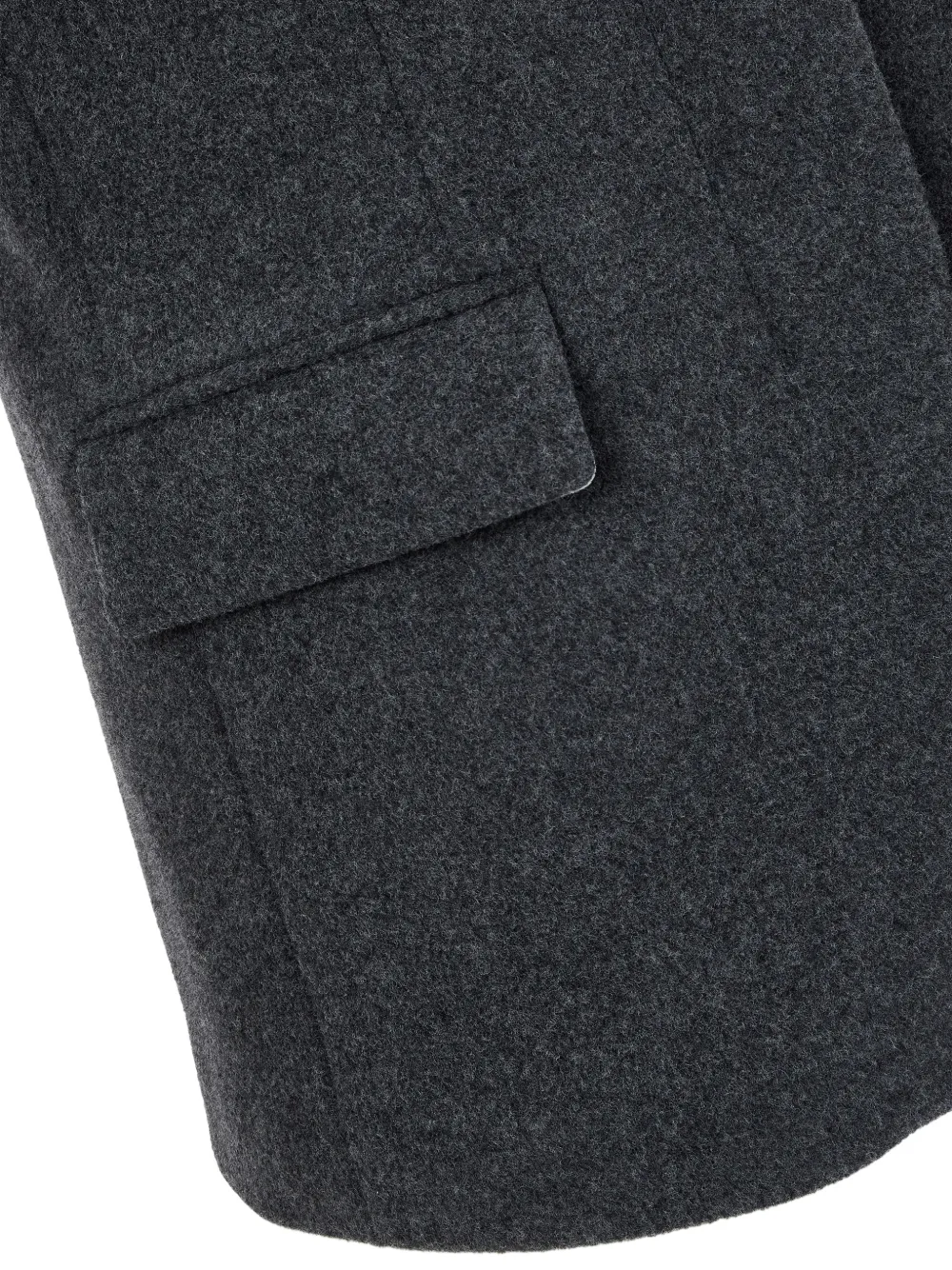 Studio Tomboy Toggle-button Jacket In Gray