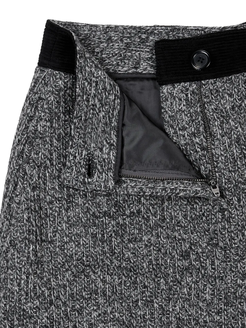 TOMBOY Gebreide mini-rok Grijs