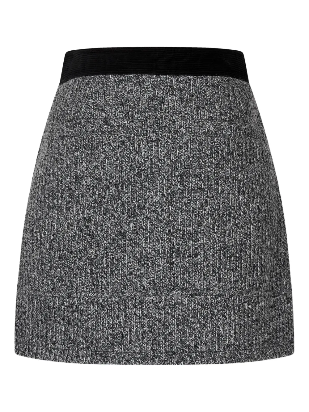 TOMBOY Gebreide mini-rok Grijs