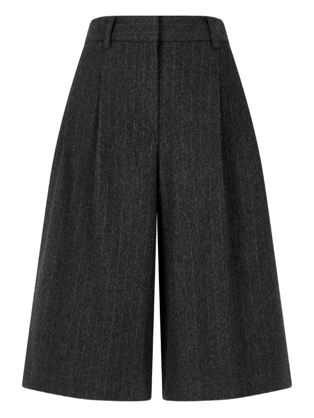 Studio Tomboy Striped Shorts In Black