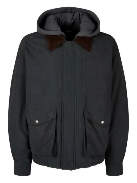 TOMBOY corduroy-collar bomber jacket