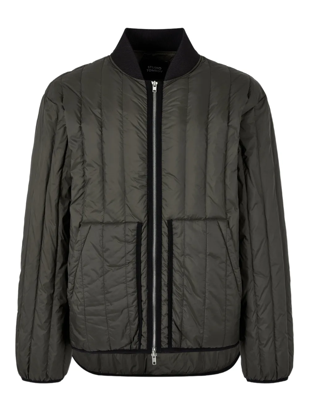 STUDIO TOMBOY patch-pocket padded jacket | Green | Image 1