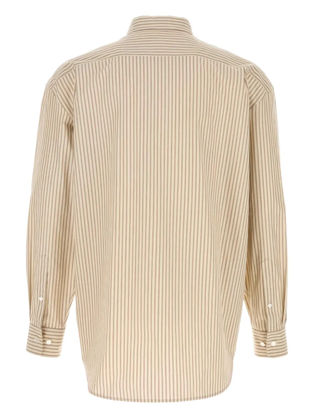The Row Granada striped shirt - Beige