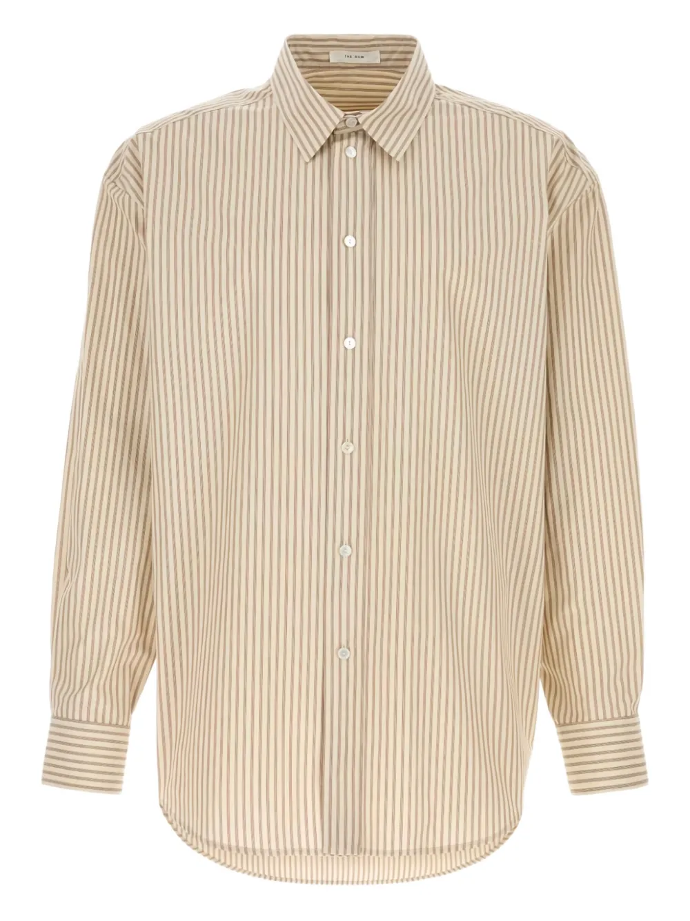 The Row Granada striped shirt - ニュートラル The Row Granada striped shirt - ニュートラル