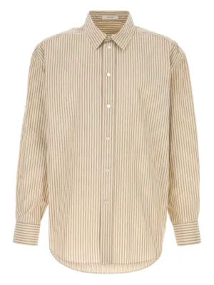The Row Kardiff ストライプ シャツ | ニュートラル | FARFETCH JP