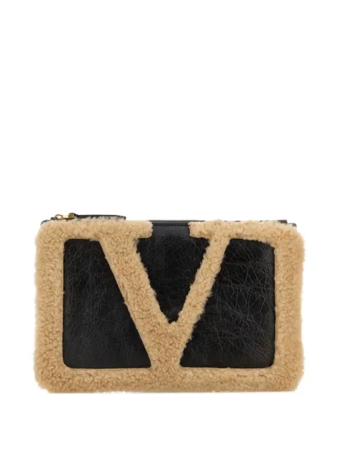 Valentino Garavani Viva Superstar sheepskin clutch bag