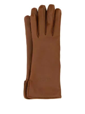 Maison Margiela フィンガーレス レザー手袋 | ブラウン | FARFETCH JP