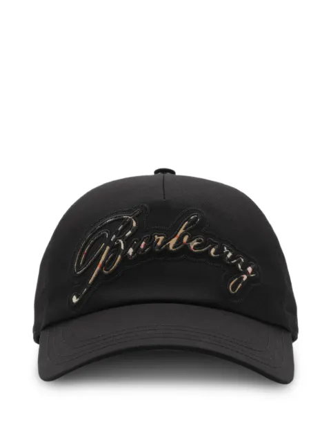 Burberry gorra de béisbol con motivo de cuadros