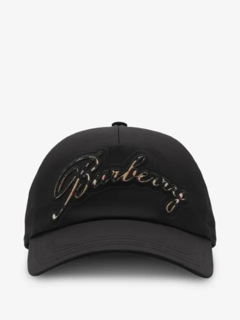 Burberry gorra de béisbol con Check cursiva