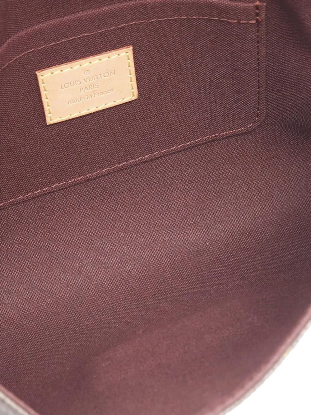 Pre-owned Louis Vuitton 2013 Monogram Favorite Mm Satchel In Brown