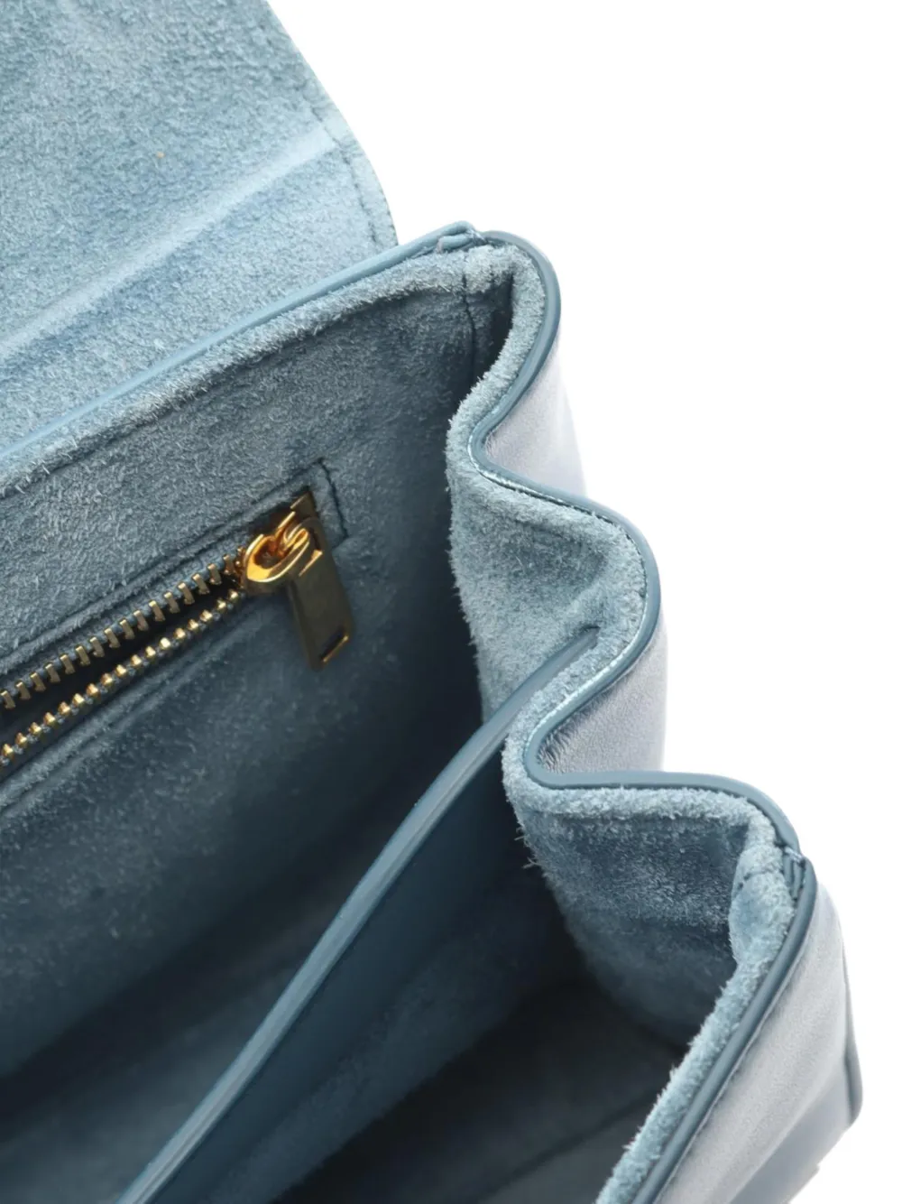 CELINE Pre-owned 2022 Teen Soft 16 Crossbody Bag In Blue