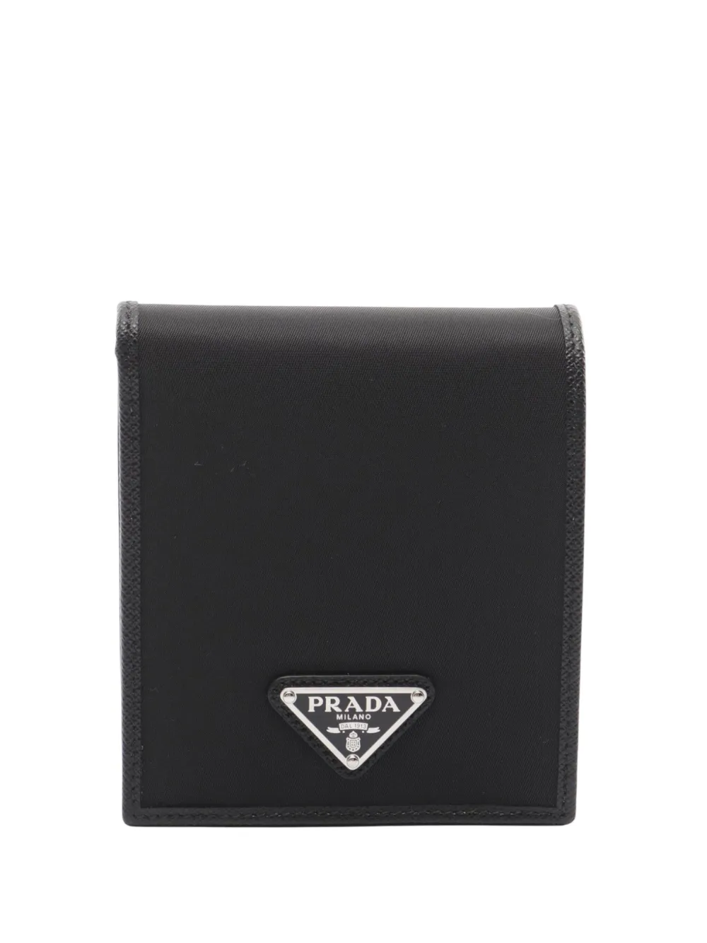 Prada Pre-Owned 2013-2025 Tessuto Bifold Wallet small wallets - ブラック Prada Pre-Owned 2013-2025 Tessuto Bifold Wallet small wallets - ブラック