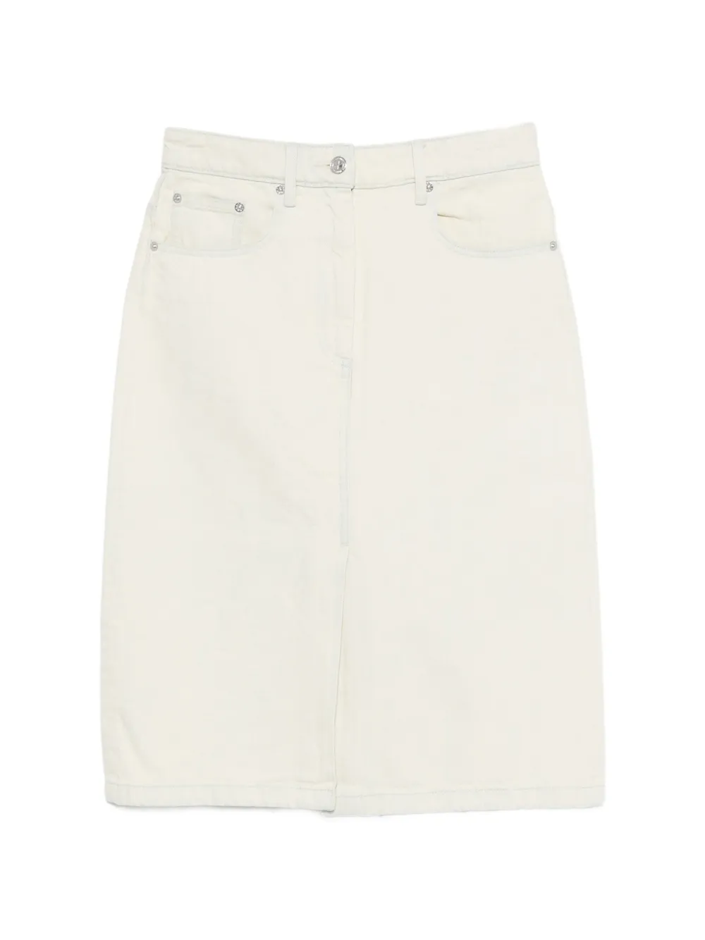 A.P.C. belt-loop midi skirt - Toni neutri