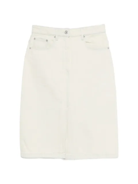 A.P.C. falda midi con trabillas