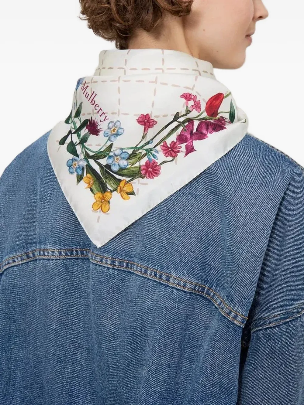Floral Square Scarf