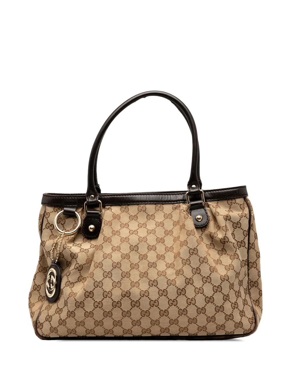 Gucci Pre-Owned 2000-2015 GG Canvas Sukey tote bag - ブラウン Gucci Pre-Owned 2000-2015 GG Canvas Sukey tote bag - ブラウン