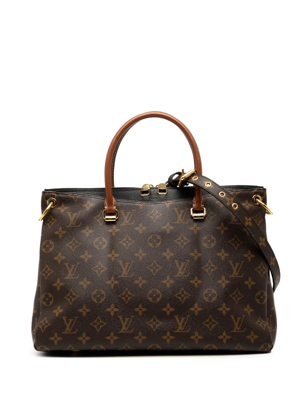 Louis Vuitton Pre-Owned 2014 Monogram Pallas MM satchel - ブラウン Louis Vuitton Pre-Owned 2014 Monogram Pallas MM satchel - ブラウン