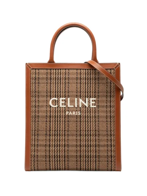 Celine Pre-Owned 2020 Small Canvas Vertical Cabas satchel