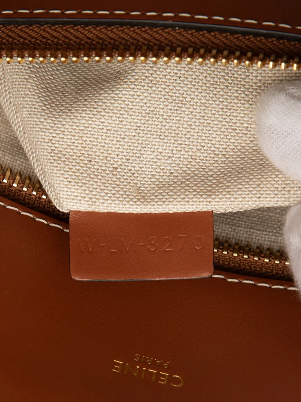 CELINE Pre-owned 2020 Small Canvas Vertical Cabas Satchel In Brown