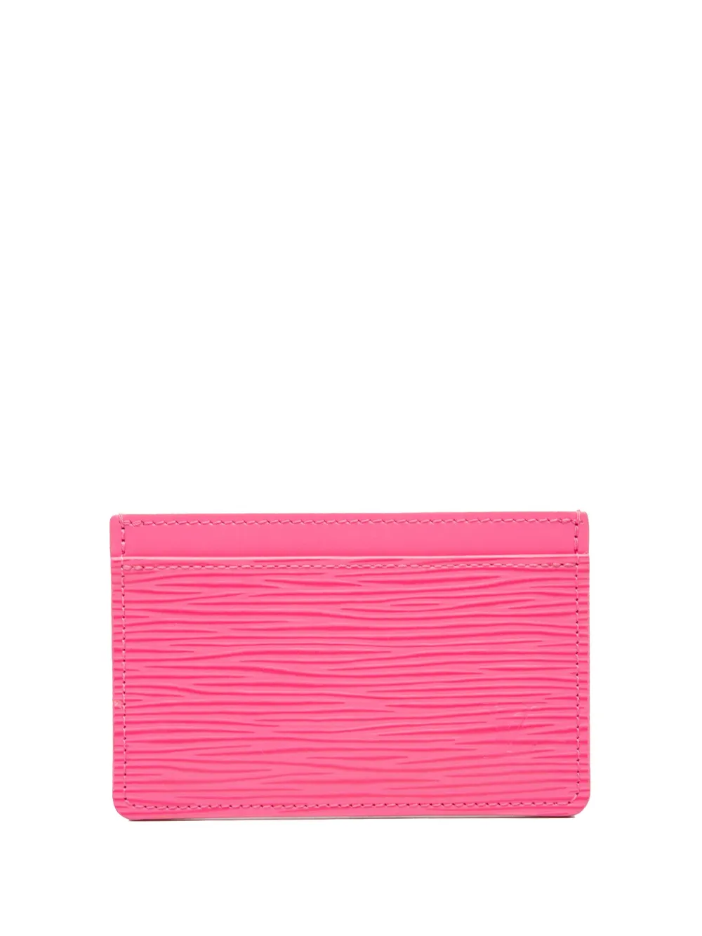 Louis Vuitton Pre-Owned 2020 Epi Leather card holder - ピンク Louis Vuitton Pre-Owned 2020 Epi Leather card holder - ピンク