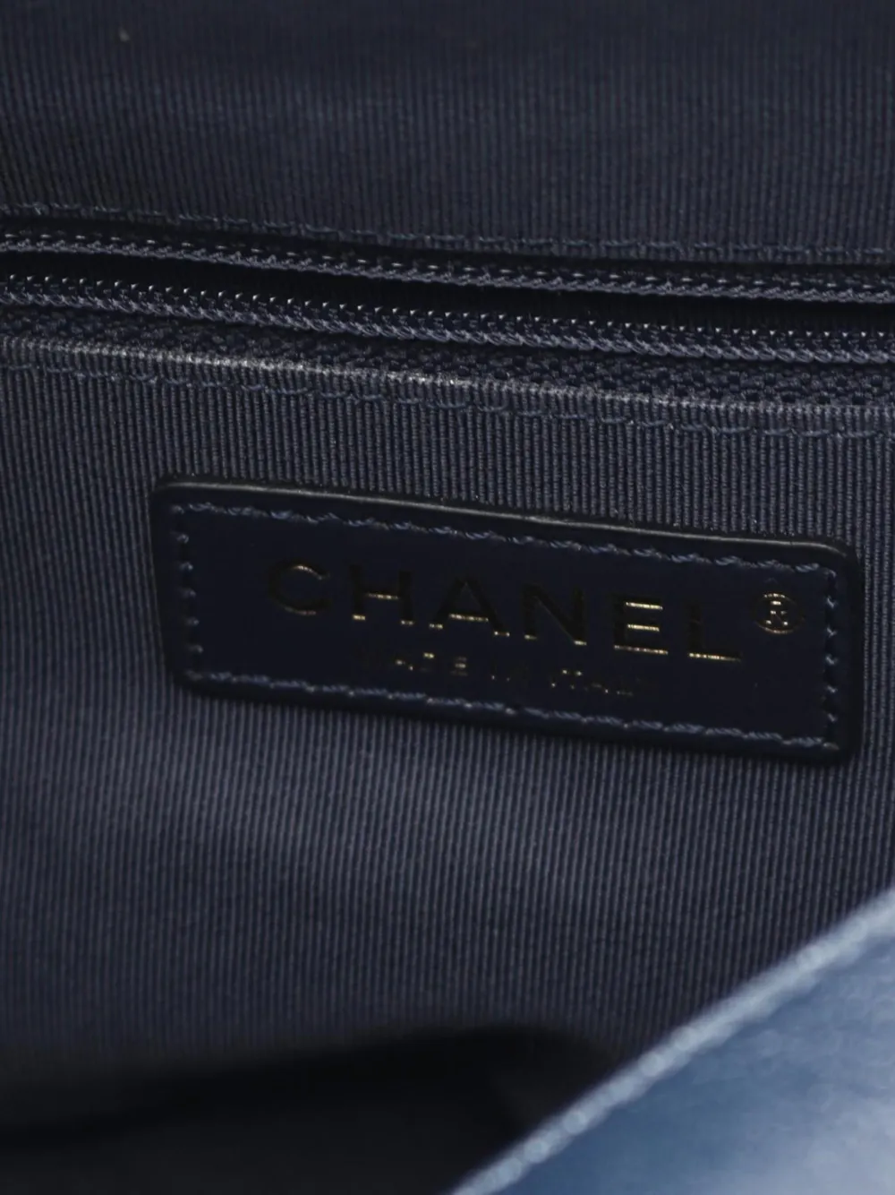 Pre-owned Chanel 2019 Tricolor Quilted Leather In And Out Shoulder Bag In Blue