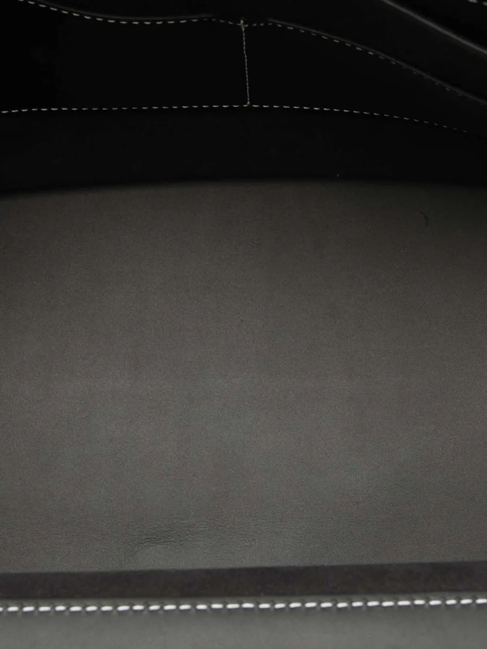 BURBERRY Pre-owned 2018-2025 Medium Bicolor Leather Soft Pocket Satchel In Black