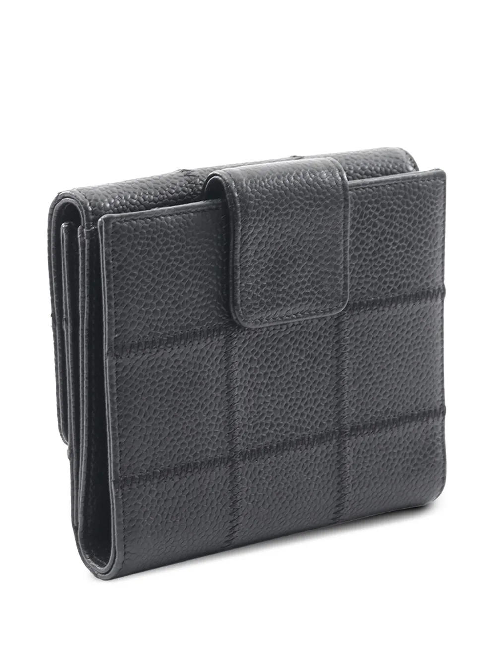 CHANEL Pre-Owned 2005-2006 Calfskin Chocolate Bar Bifold Wallet small wallets | Image 2