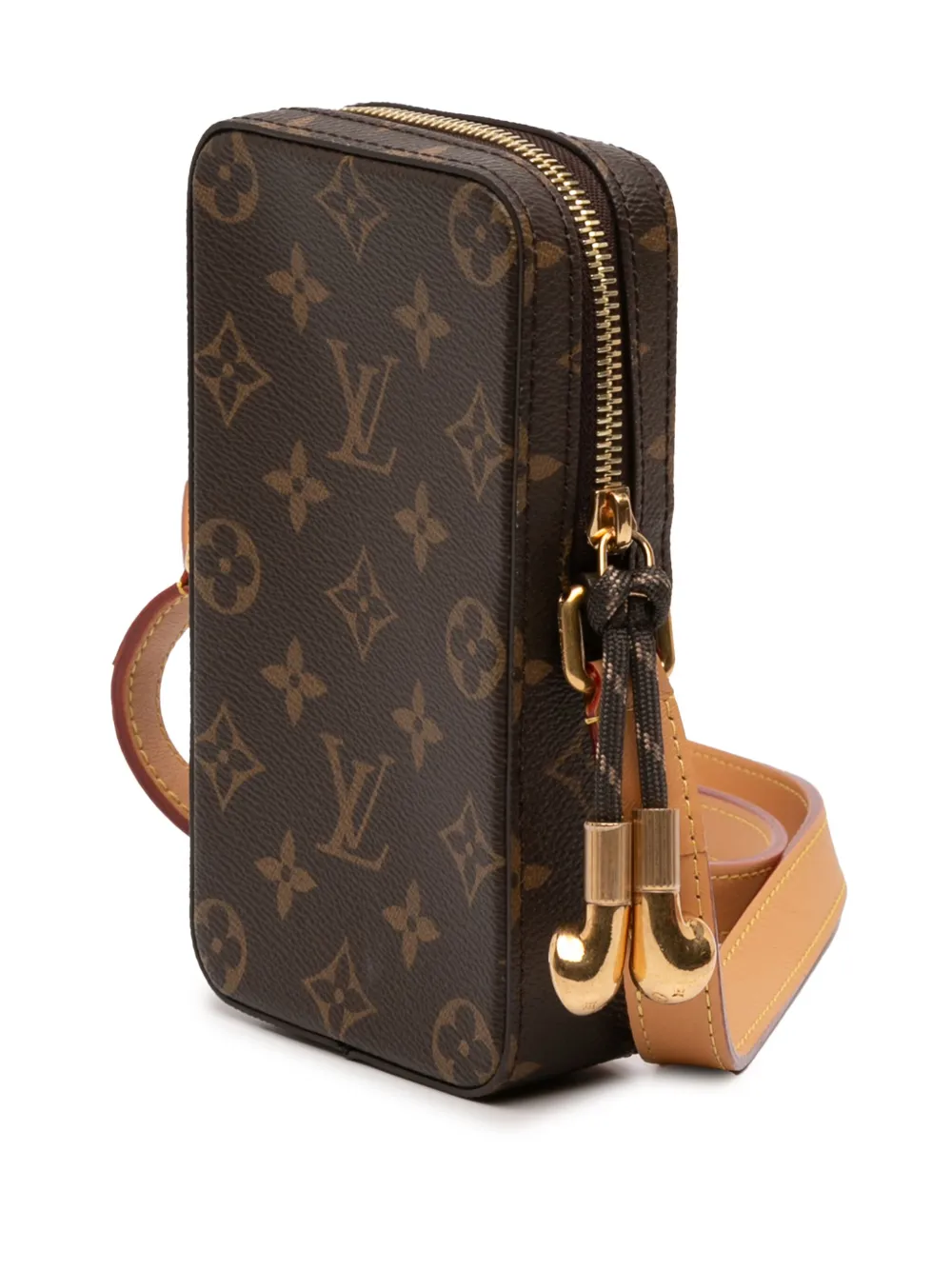 LOUIS VUITTON Pre-owned 2021-2025 Monogram Music Player Wearable Wallet Crossbody Bag In Brown