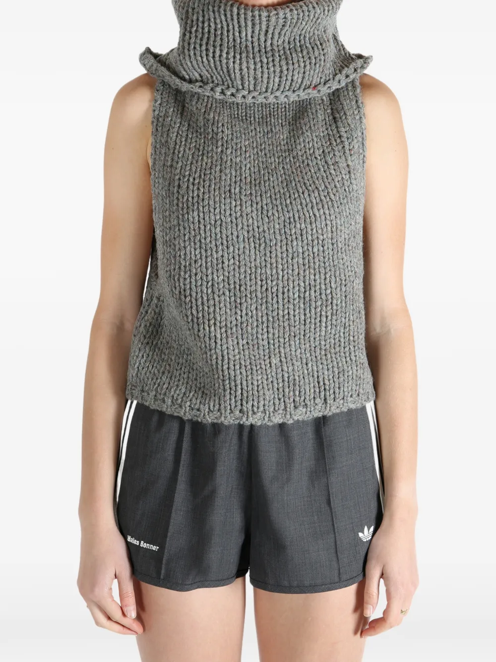 Amomento top tejido con cuello vuelto | Chalecos y camisetas | Image 2