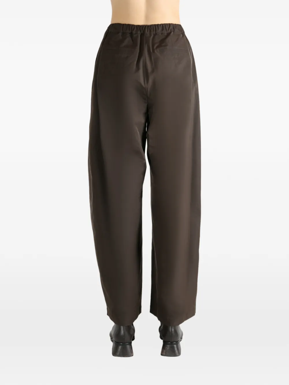 Amomento Pleated Trousers In Brown