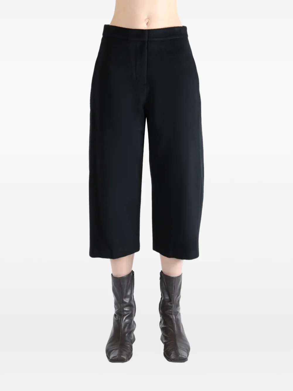 Amomento Wide-leg Trousers In Black