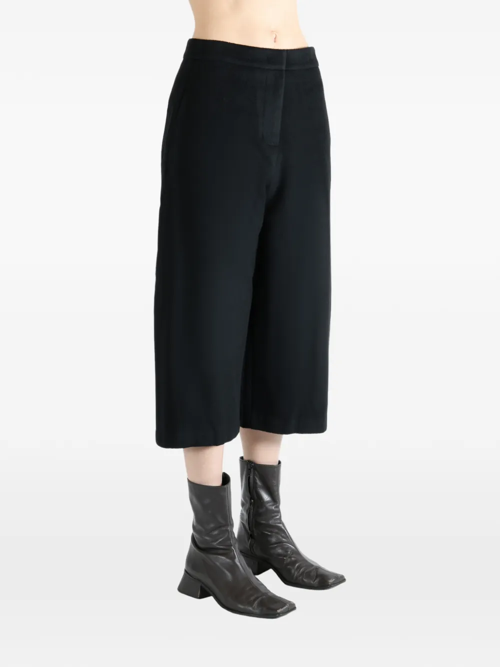 Amomento Wide-leg Trousers In Black