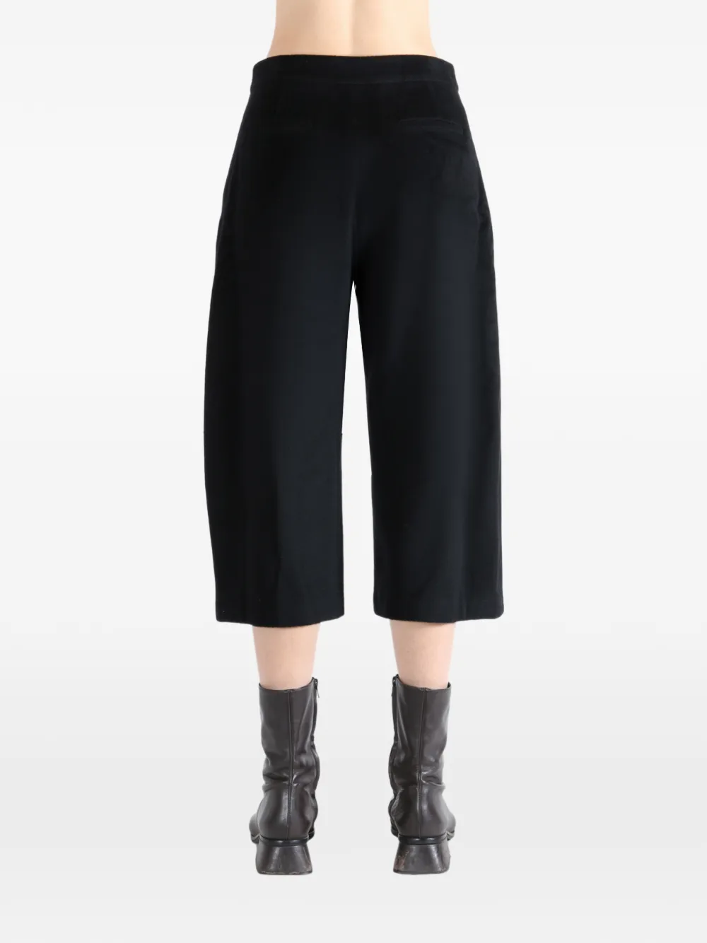 Amomento Wide-leg Trousers In Black
