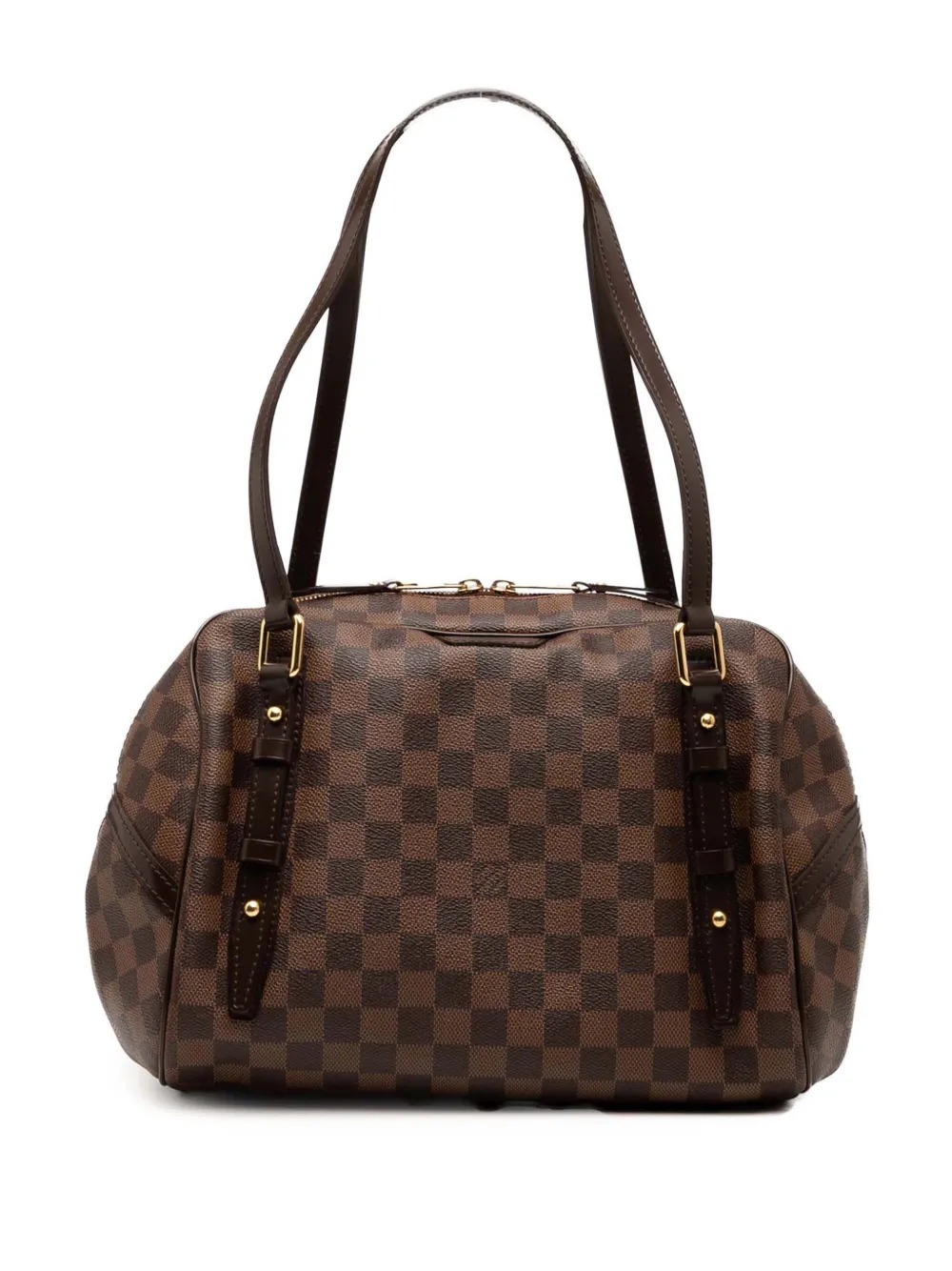 Louis Vuitton Pre-Owned 2010 Damier Ebene Rivington GM shoulder bag - Louis Vuitton Pre-Owned 2010 Damier Ebene Rivington GM shoulder bag -