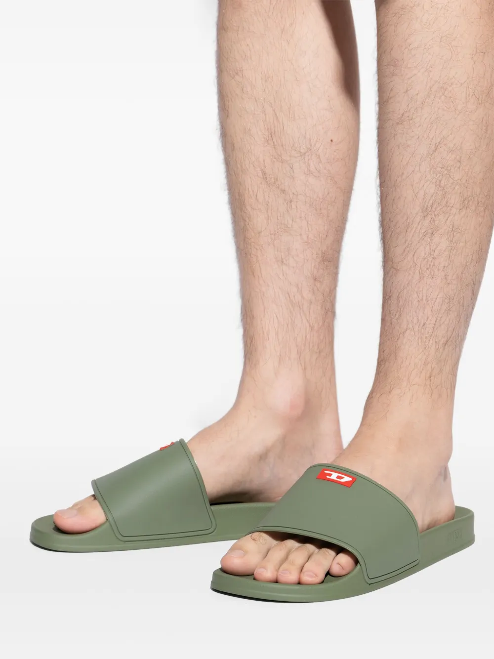 Diesel Sa-Swim slippers Groen