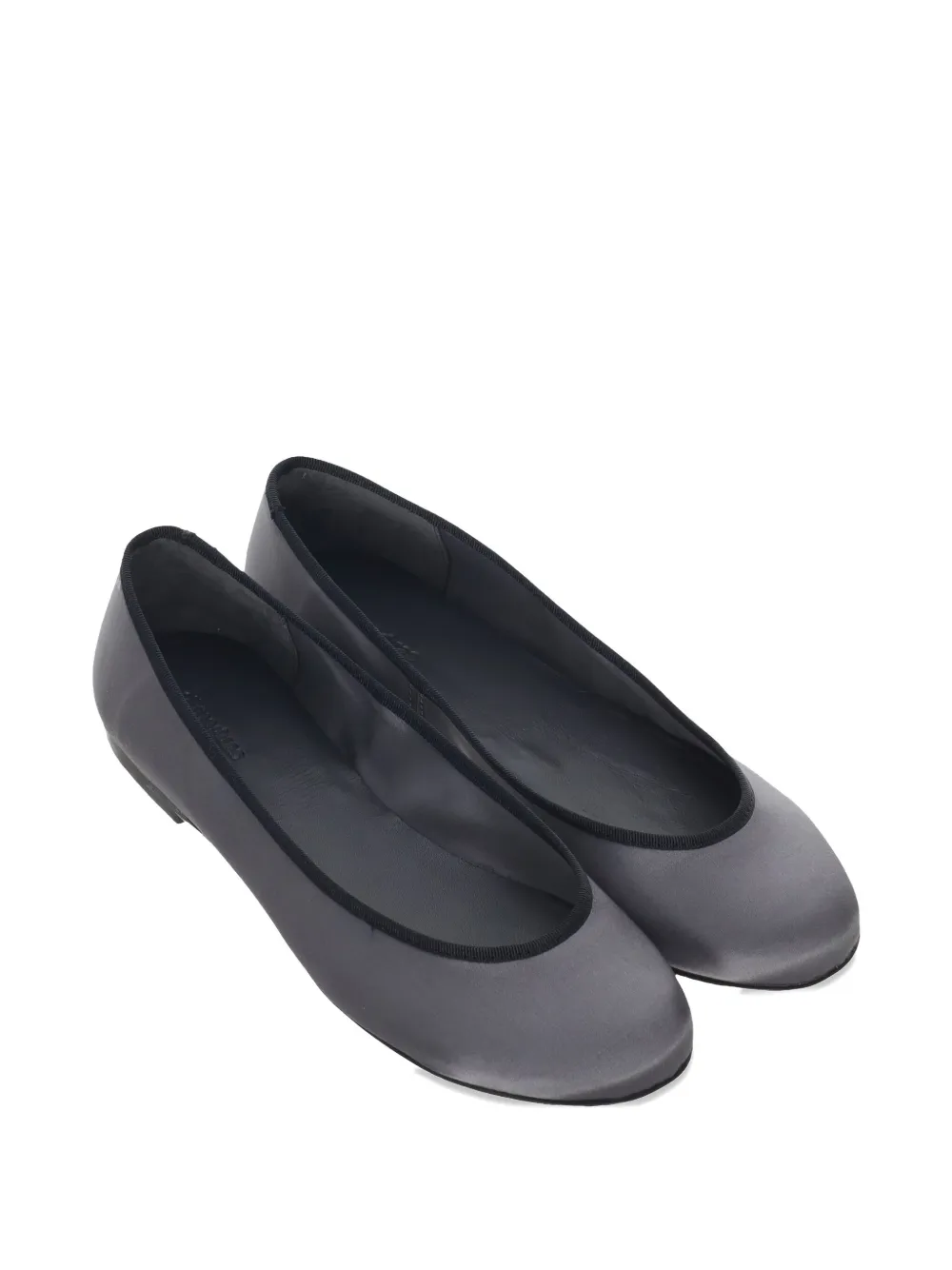 Gimaguas Round-toe Ballet Flats In Gray