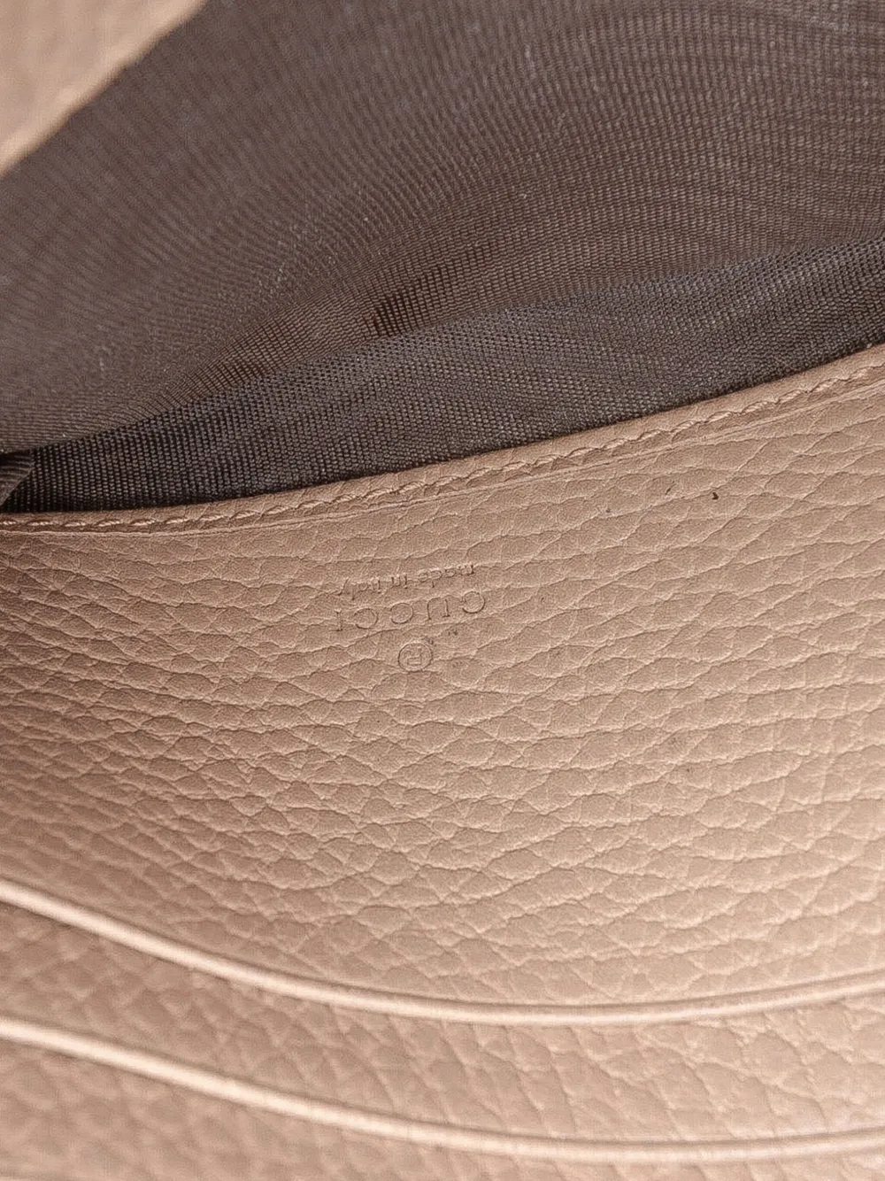 Pre-owned Gucci 2016-2025 Bicolor Gg Marmont Gg Supreme Continental Wallet Long Wallets In Brown