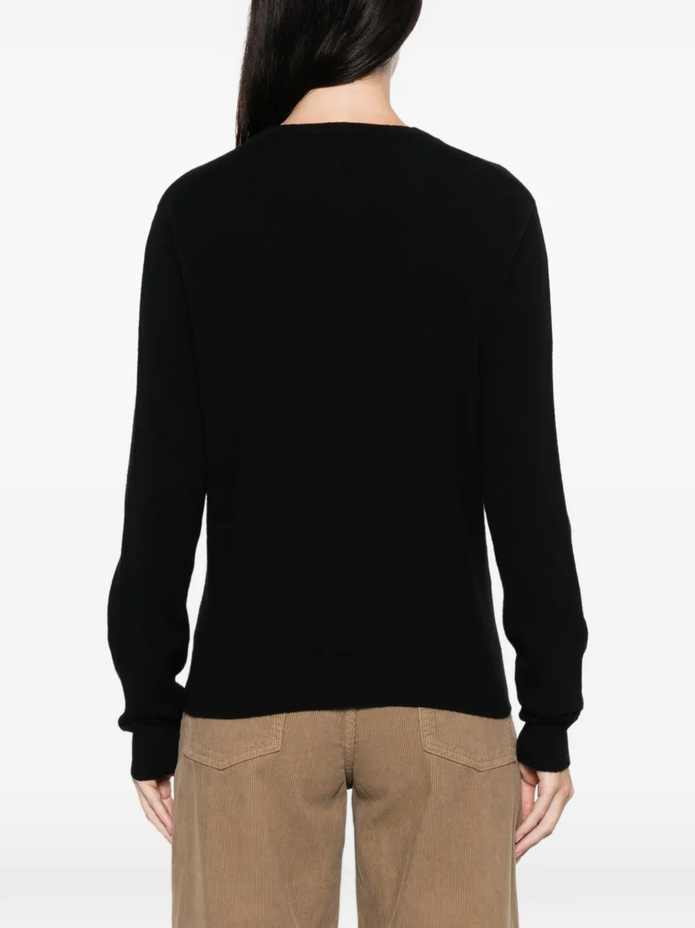 The Row Maui Buttoned Cardigan In Black