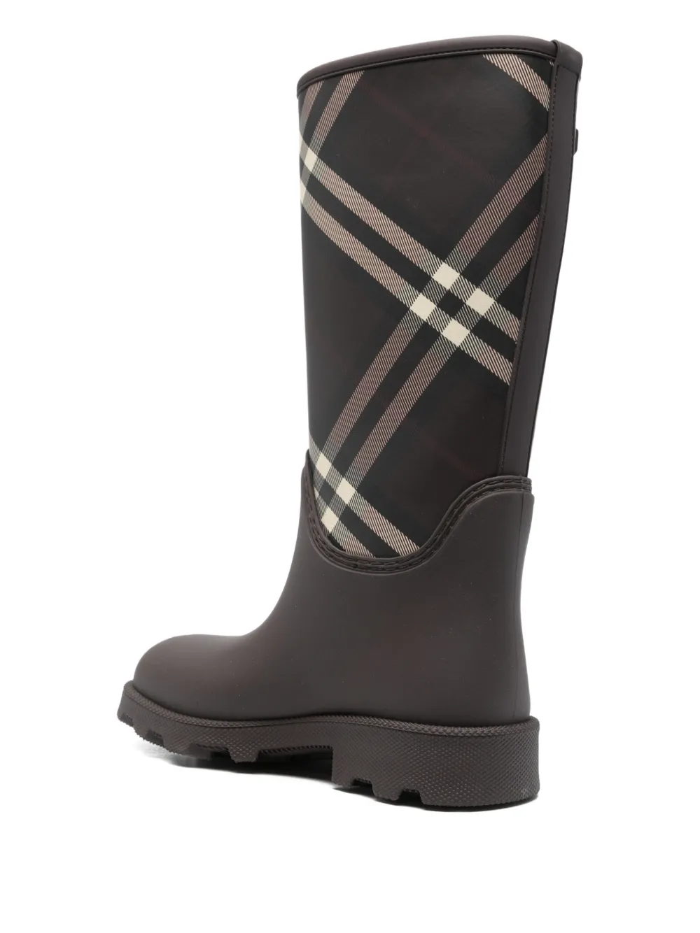 Burberry check rain boots Bruin