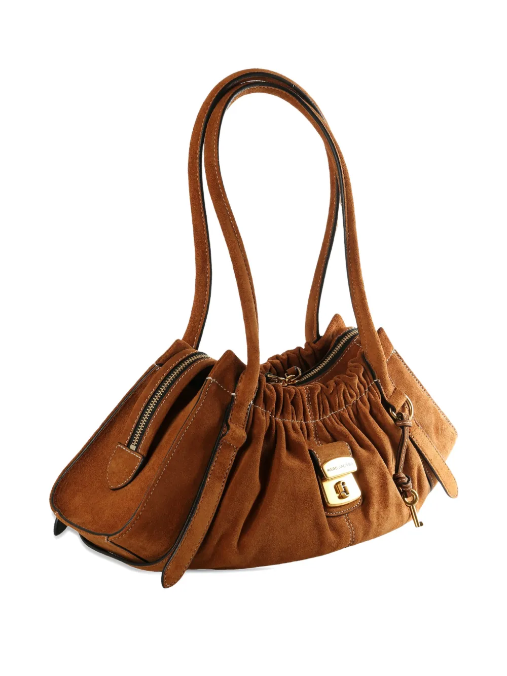Marc Jacobs Cristina ruched tote bag - Bruin