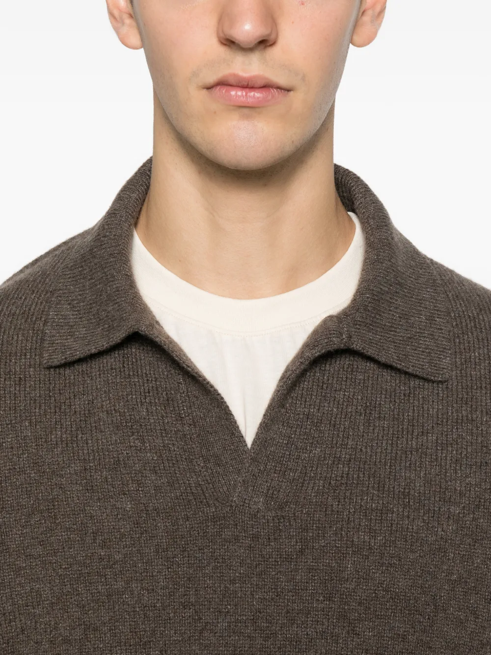 The Row Leach collared sweater Bruin