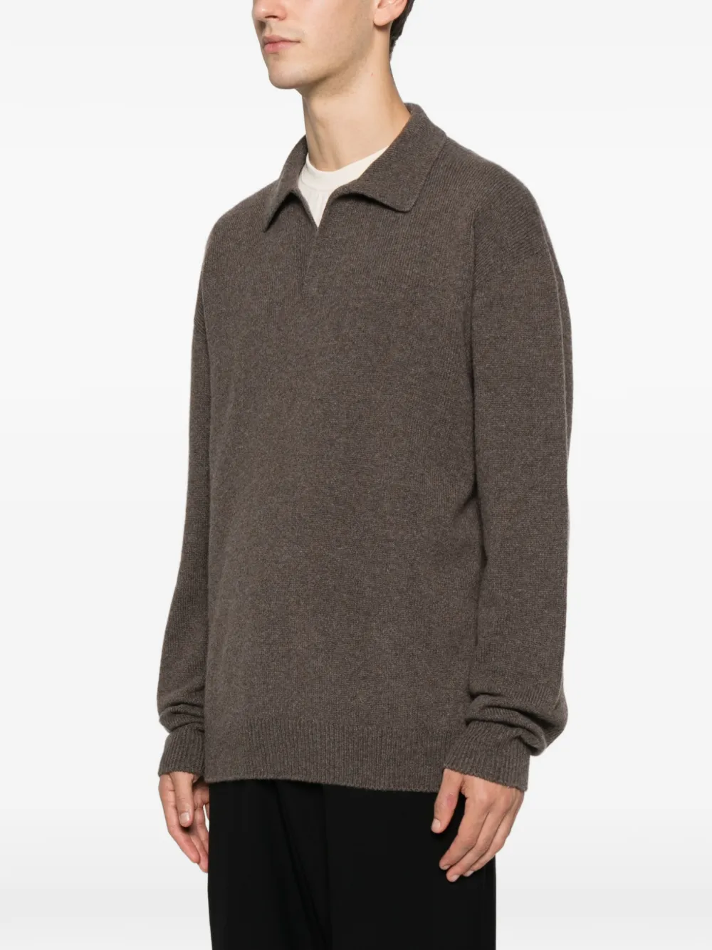 The Row Leach collared sweater Bruin