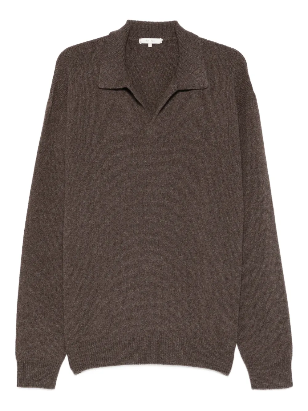 The Row Leach collared sweater | Brown | Image 1