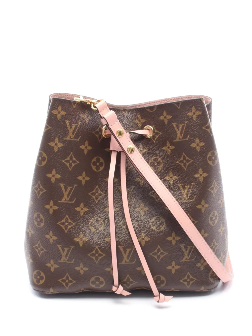 Louis Vuitton Pre-Owned 2017 Monogram Neonoe MM bucket bag - ブラウン Louis Vuitton Pre-Owned 2017 Monogram Neonoe MM bucket bag - ブラウン
