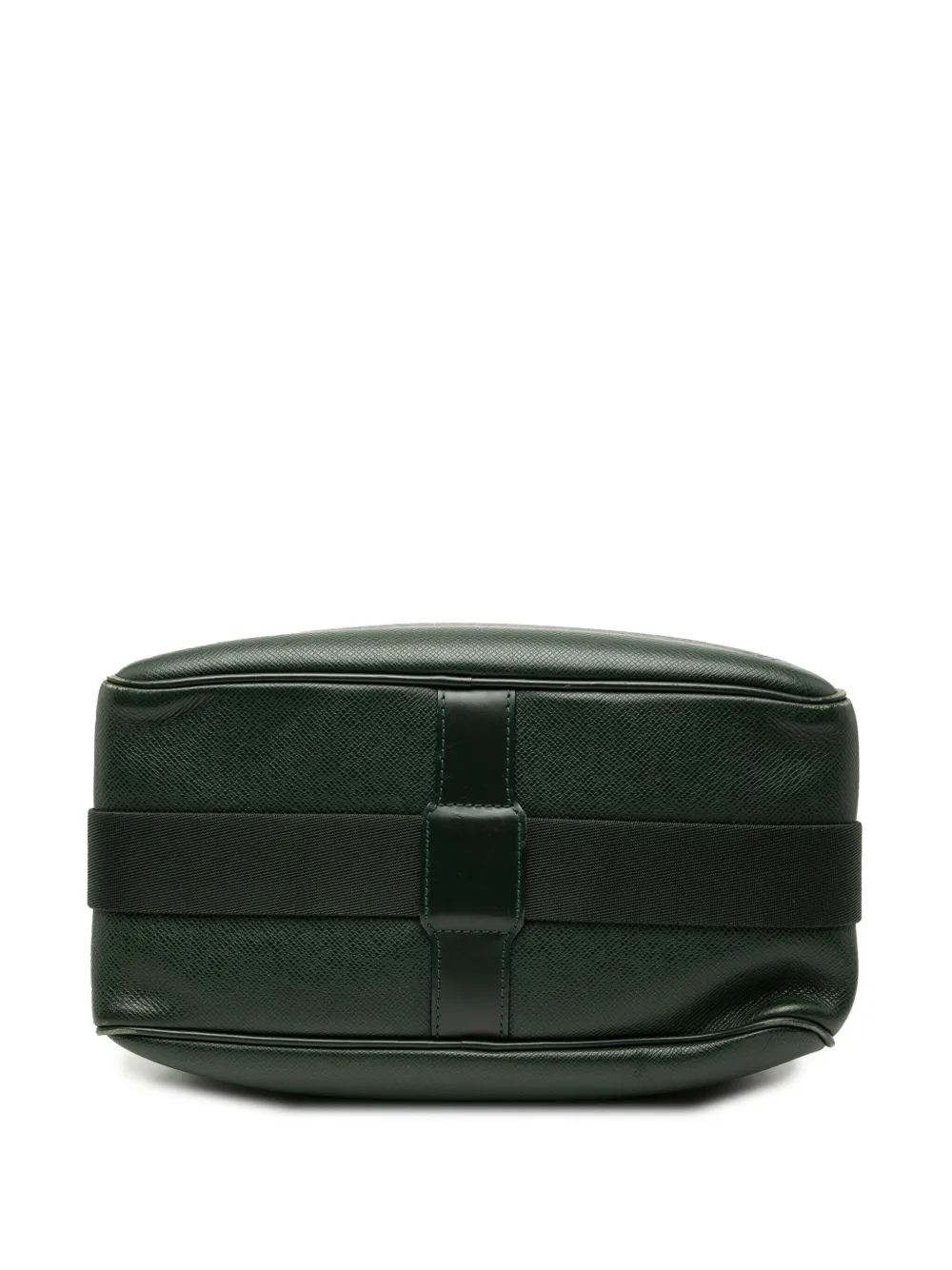 Pre-owned Louis Vuitton 2001 Taiga Reporter Pm Crossbody Bag In Green