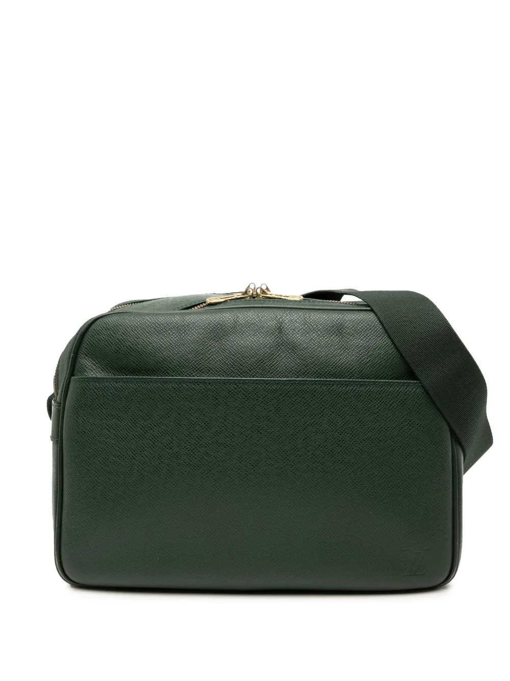 Louis Vuitton Pre-Owned 2001 Taiga Reporter PM crossbody bag - グリーン Louis Vuitton Pre-Owned 2001 Taiga Reporter PM crossbody bag - グリーン