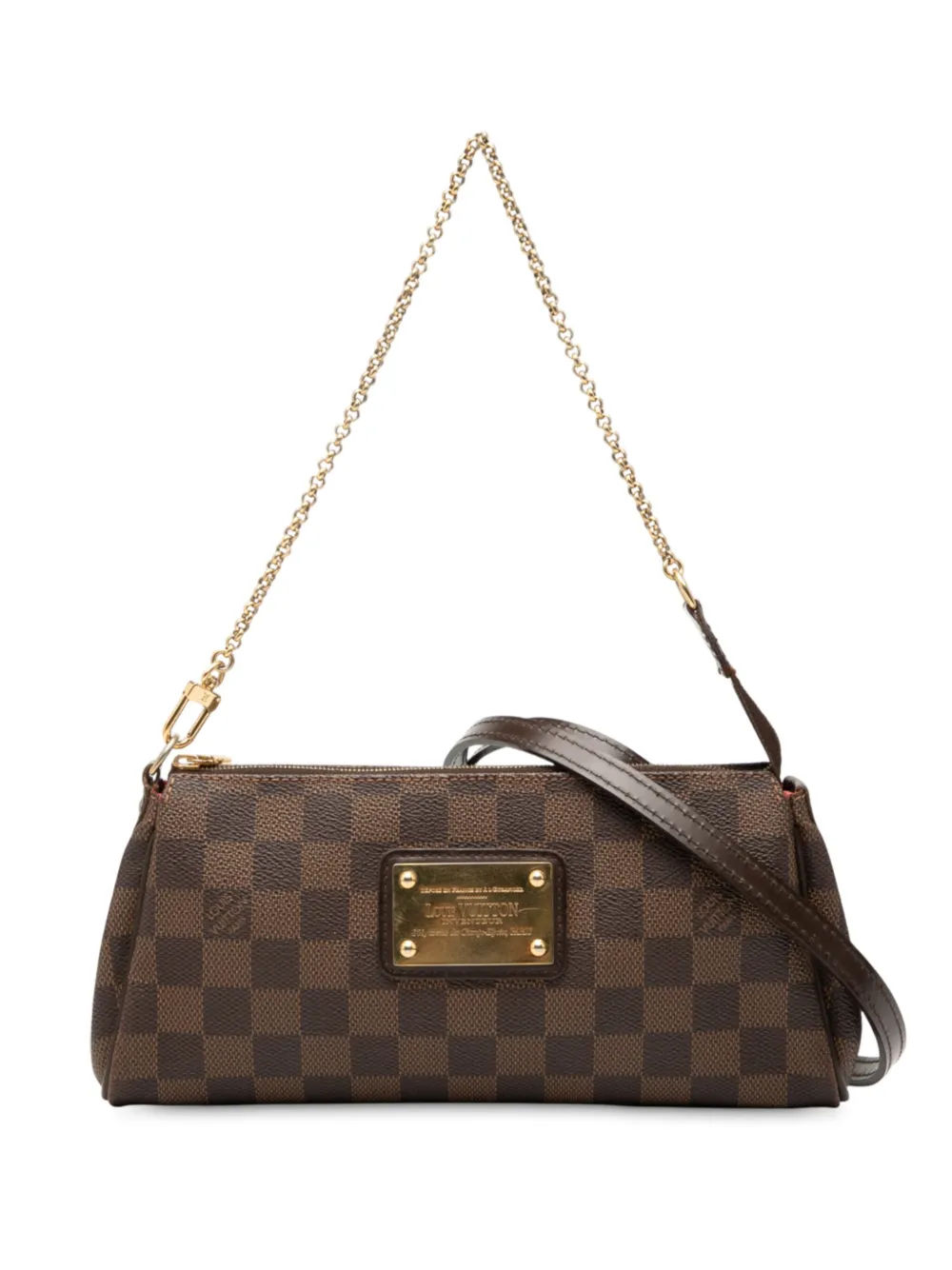 Louis Vuitton Pre-Owned 2011 Damier Ebene Eva satchel - ブラウン Louis Vuitton Pre-Owned 2011 Damier Ebene Eva satchel - ブラウン